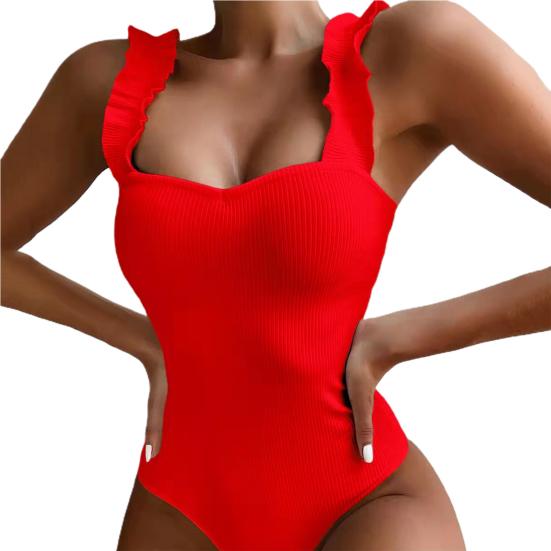 Great Lady Swimwear Comfortable Wireless One-piece Elastic Girl Swimsuit for Water Activity