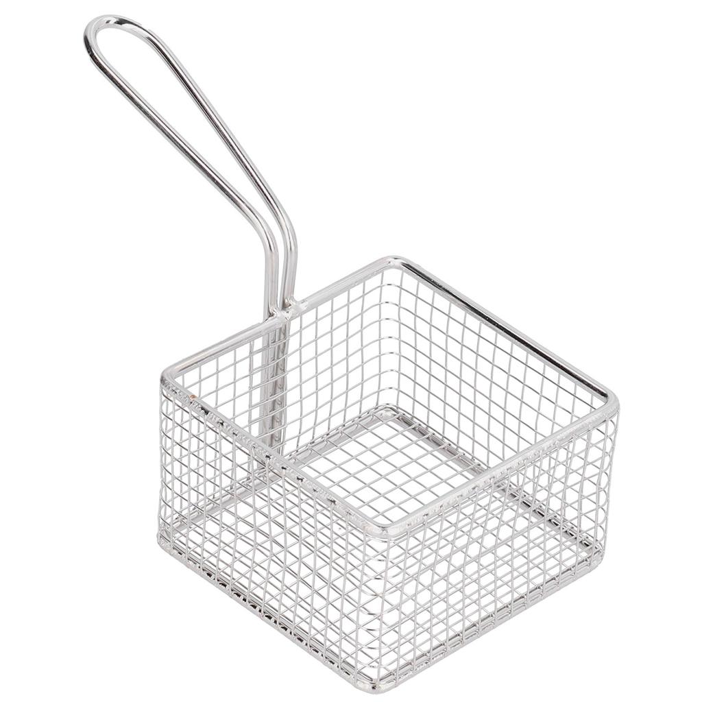 Food Fryer Basket Stainless Steel French Fries Filter Net Colander Strainer Kitchen Utensils