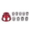 Straight Hole Drilling Positioner 2 3 4 5 6 7 8 9 10mm Straight Hole Drill Locator for Woodworking