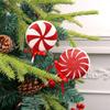 Мультяшное Большое Украшение Леденец Большой Рождественский Леденец Подвесной Декор Зимний Домашний Декор