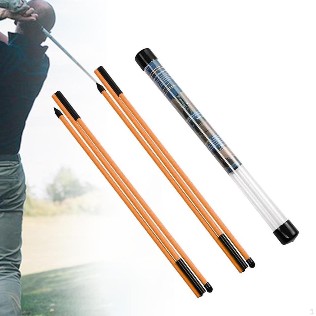 2Pcs Golf Swing Trainer Training Aid Improve Skills Practice Stick