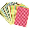 1/4" Dot Stickers Multicolor Dot Labels Round Coding Office