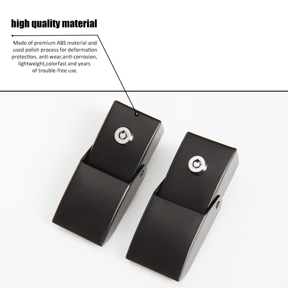 Metal Latch Locking Hood Catch With Lock For Jeep Wrangler JK JL JT Car Accessories