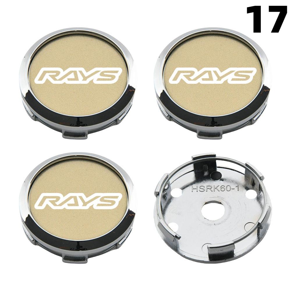 1Set/4PCS OD 60MM / ID 56MM Rim Caps RAYS VOLK VR Logo Wheel Center Cap Wheel Cover Hub caps Sport Car Tire Accessories