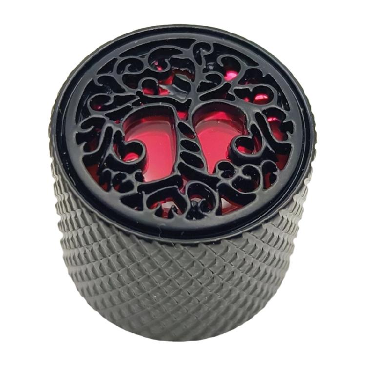 Tree Pattern Potentiometer Control Knob 6mm Shaft Hole Amplifier Knob Metal Electric Guitar Knobs Easy to Install