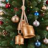 Rustproof Christmas Bell For Home And Garden Festival Decoration Elegant Holiday Ornament for Indoor Outdoor