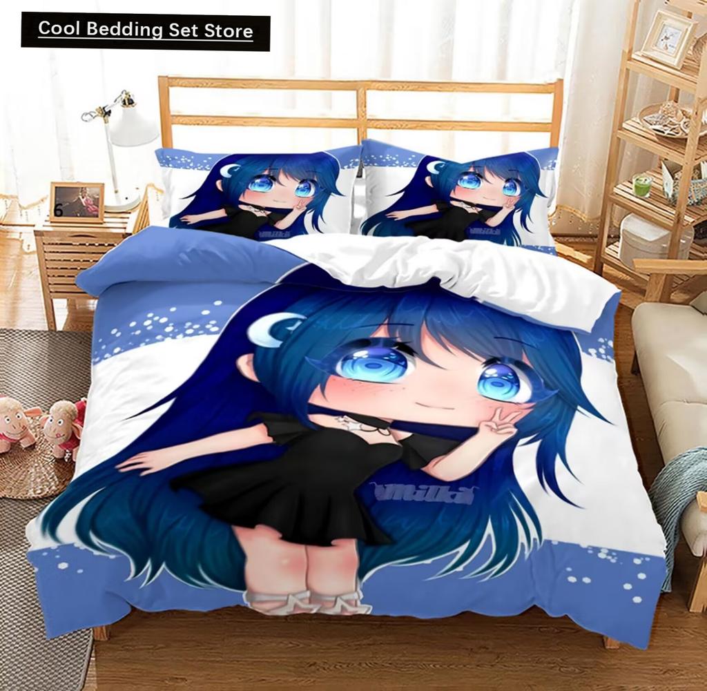 3D аниме Gacha Girl комплекты постельного белья пододеяльник с наволочкой Twin Full Queen King постельное белье постельное белье для домашнего текстиля