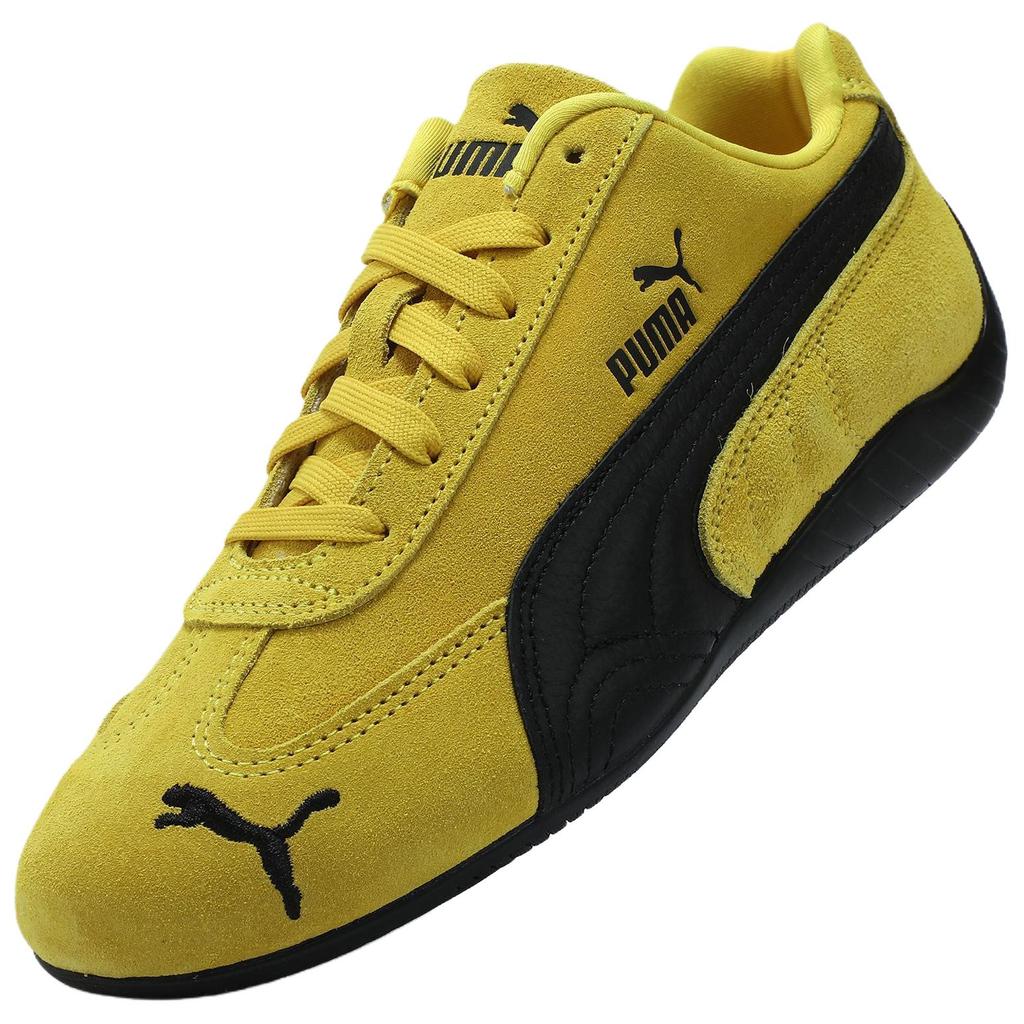 Puma Speedcat Series Comfortable Fashion Racing Shoes Unisex Sneakers Yellow Black 406329-19