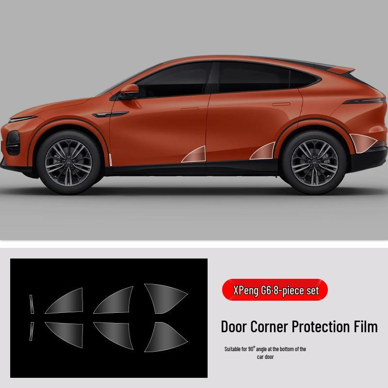 Защитная пленка из ТПУ от царапин для передней и задней двери XPeng G6