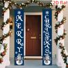 Door Couplet Banner 2pcs Chinese New Year Porch Hanging Decor