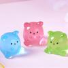 Resin Crafts Luminous Small Bear Figurines Cartoon Small Bear Statue  Micro Landscape Ornaments