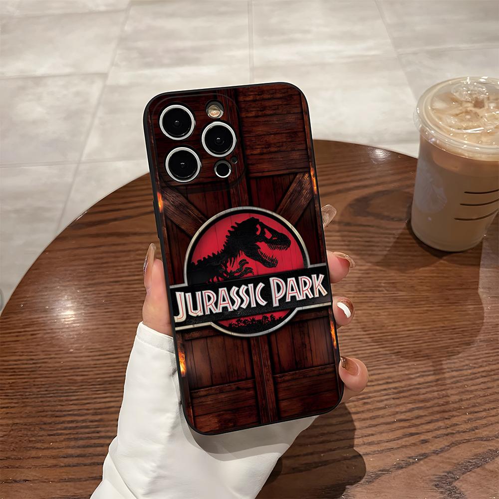 J-Jurassic Park Dinosaur World Phone Case For 17 Pro Max Iphone 14 Pro Max 12 16 15 13 Pro 11 Xr X Xs 8 7 Plus Back Cover