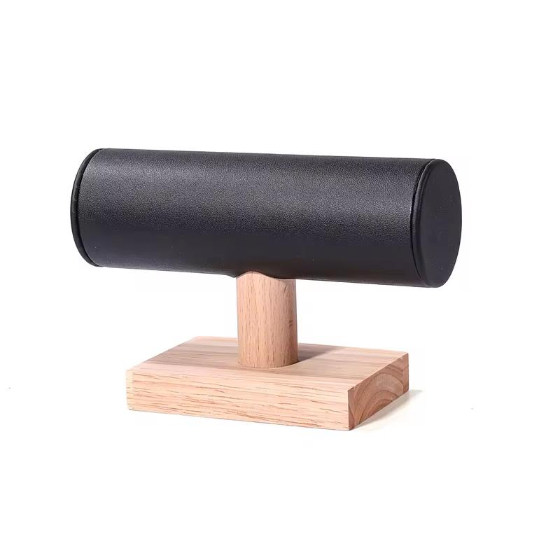 Деревянная винтажная Т-образная стойка для хранения ювелирных изделий, подставка для демонстрации браслетов, стойка для хранения, подставка для демонстрации часов, браслетов, цепочек, ювелирных изделий, реквизит