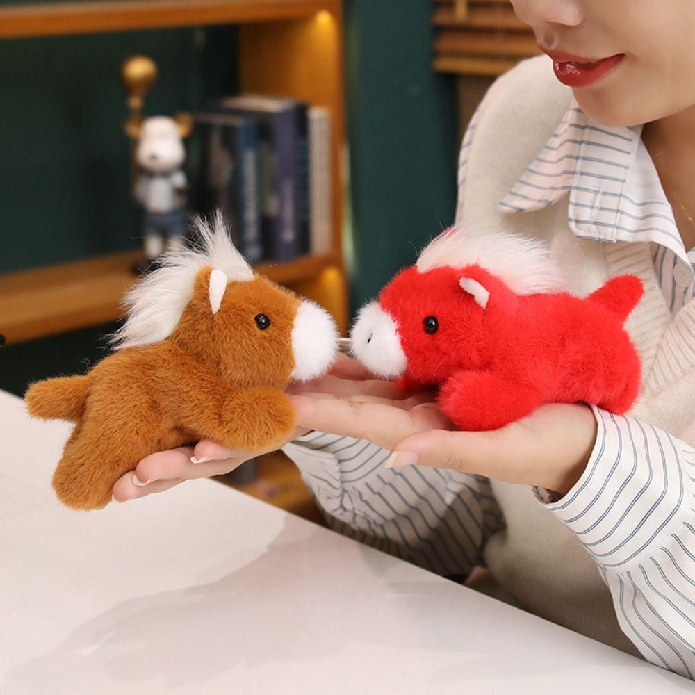 Милый Мягкий Пони Магнит на Холодильник Мягкие Магнитные Наклейки на Холодильник Декоративный Талисман Нового Года Год Лошади Дом