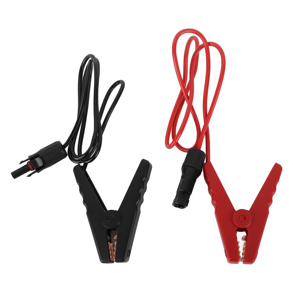2 шт. Зажим для аккумулятора на солнечной энергии 12AWG Кабель-удлинитель с быстрым разъемом Зажим для зарядки аккумулятора