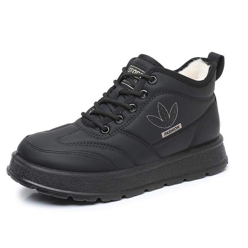 Обувь женская зимняя новая сноубутсы удобные бархатные теплые повседневные туфли мягкая подошва нескользящая обувь для мамы