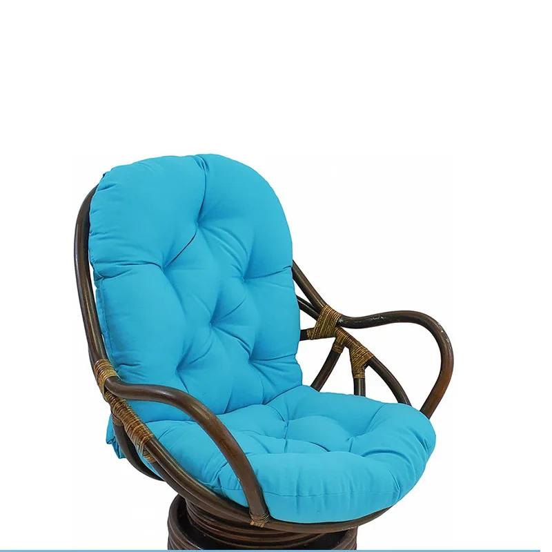 Вращающаяся подушка-качалка, моющаяся, коврик для сиденья домашней мебели, утолщенная подушка для стула, декор для дома на открытом воздухе - в комплект не входит кресло-качалка
