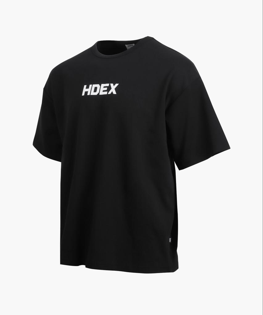 HDEX Главный логотип Свободная футболка с коротким рукавом