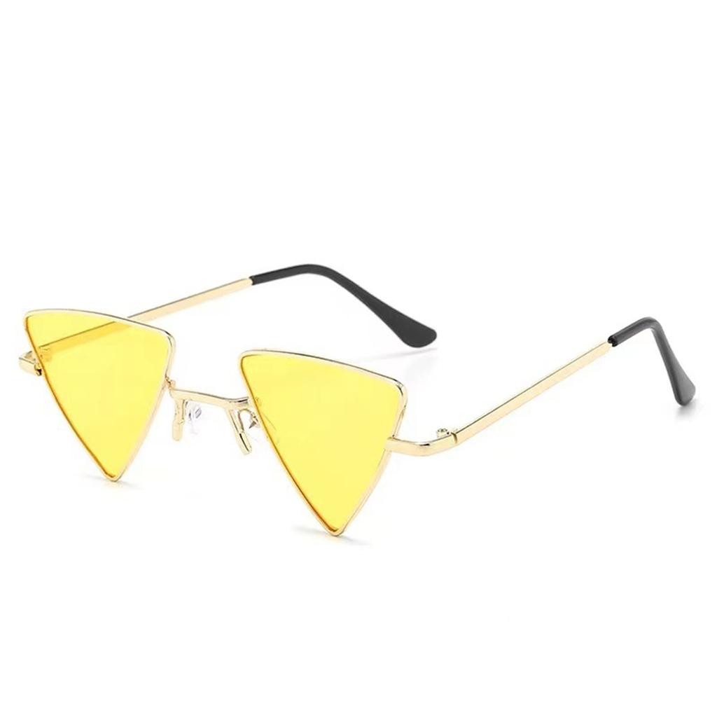 Мужские солнцезащитные очки, модные женские очки, универсальные панковские треугольные солнцезащитные очки.