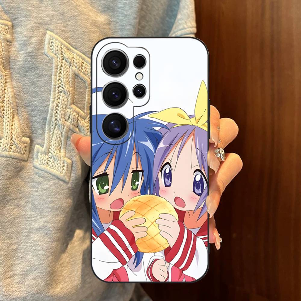 Чехол для телефона K-Konata Izumi Lucky S-Star для Samsung S 24 Fe 25 Ultra Plus 20 Lite 21 30 22 23 24 22 Ultra 5G Fundas