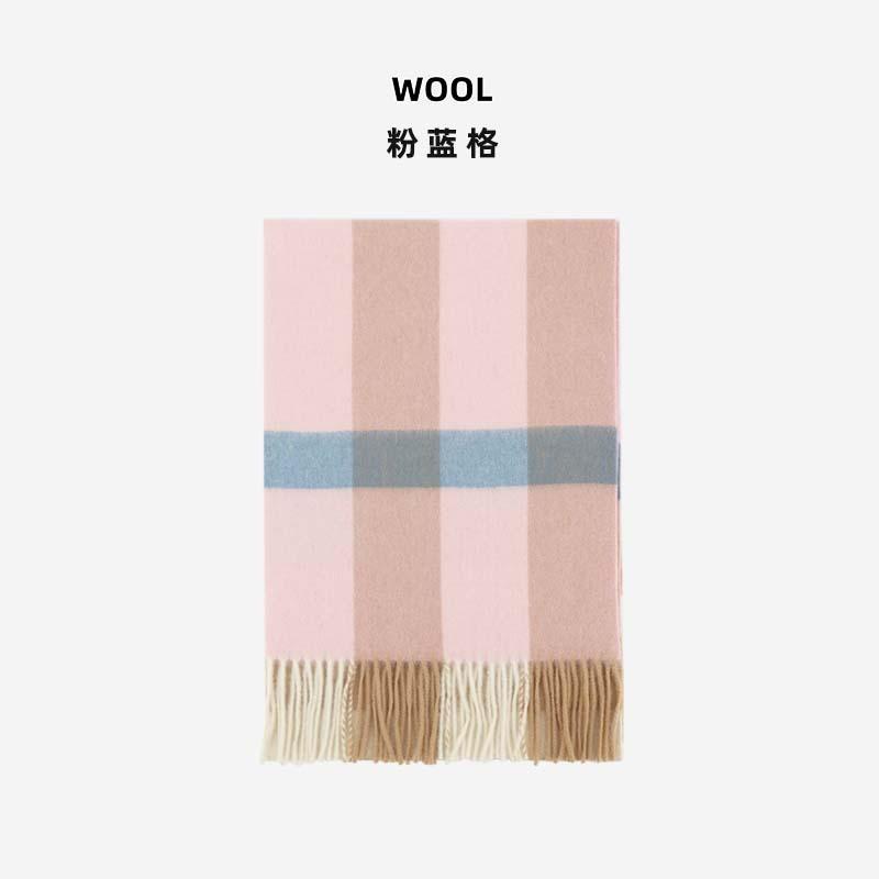 100% шерсть осенне-зимний новый стиль женский шерстяной шарф в британском стиле с высококачественным ощущением, универсальная мужская клетчатая утолщенная шаль с кисточками