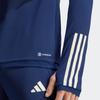Adidas Футболка Италия Tiro 23 Training Series Slim Fit Half-Zip Vintage Sweatshirt Men tops Blue HS9852