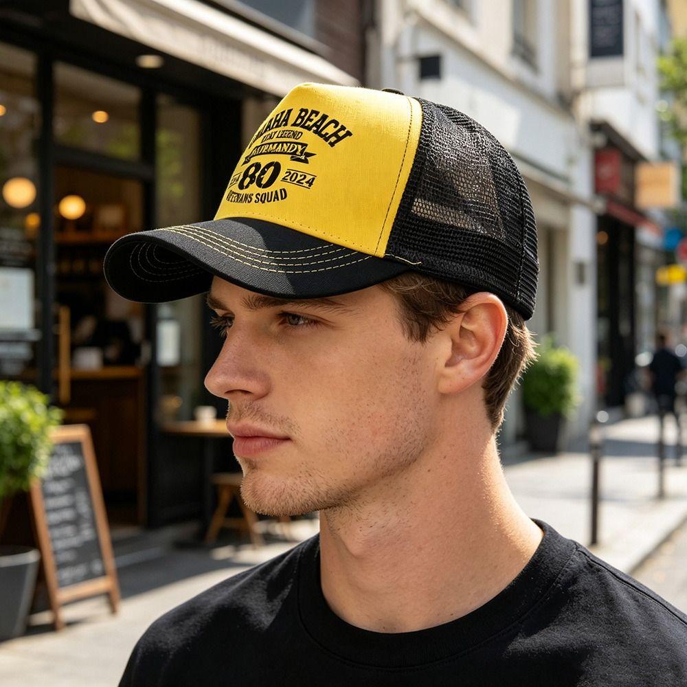 Summer Baseball Cap Letter Visor Cap Casual Dad Hat Couples