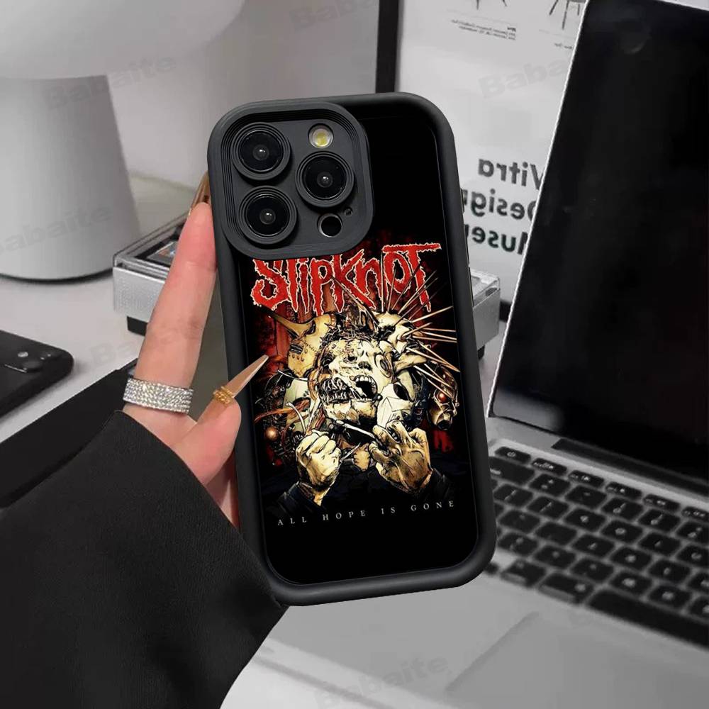 Чехол для телефона группы Slipknot для iPhone 17 16 15 14 13 Pro Max Plus 12 11