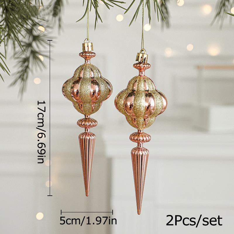 Christmas Tree Hangings Pack Of Two New Decoration Supplies