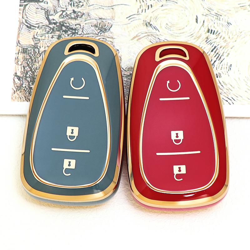 Для CHEVROLET Cruze Spark Camaro Volt Bolt Trax Malibu Captiva Equinox Tracker AVEO Lova TPU Чехол для ключа автомобиля Крышка ключа Аксессуары