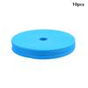10Pcs Soccer Flat Cones Marker Disc With Holes Landmark Pad Football Basketball Training Aids Sports Training Equipment