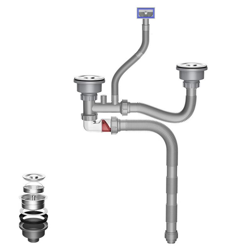 Stainless Steel Sink Drain Pipe Assembly