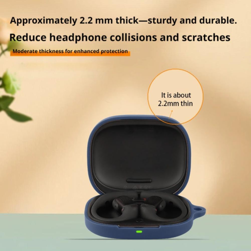 Soft Silicone Protective Case For Shokz Openfit Pro T010 Anti Scratch Shockproof Full Cover Charging Case Protector Electronics