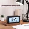 Snooze Feature LED Electronic Alarm Clock LED Display Desktop Table Clock  Desktop