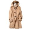 ANMIDA Wool Duffle Long Elegant Perfect for and Coat, Outerwear, Coat, Women's Coat, Commuting, School, Fall/Winter