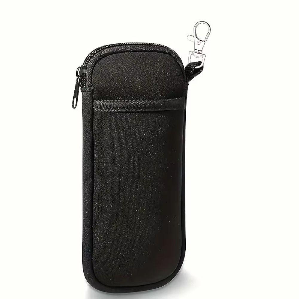 with Buckle Portable Glasses Case Portable Eyeglass Pouch Dustproof Zipper Phone Bag  Coin Storage