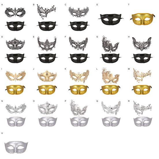 Маскарадный чехол для лица, ажурный, из железа, блестящий, со стразами, ретро, великолепный реквизит для косплея, металлический венецианский костюм для вечеринки, черный, комплект из получехла для лица