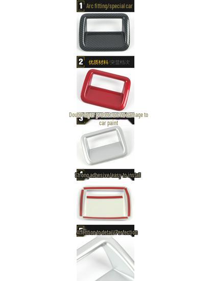 21 Fit Headlight Adjustment Switch Decorative Frame & Control Button Sequin