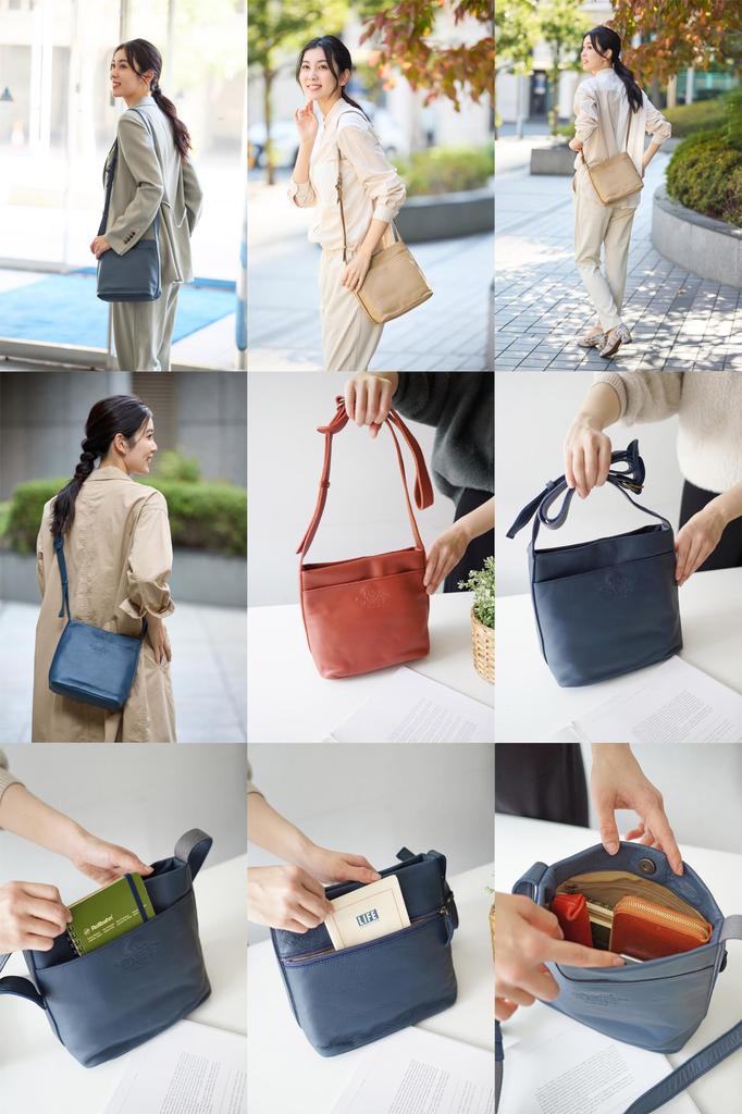 Shoulder Bag Genuine Leather Oak [Dakota] Women's DA-1034482-43