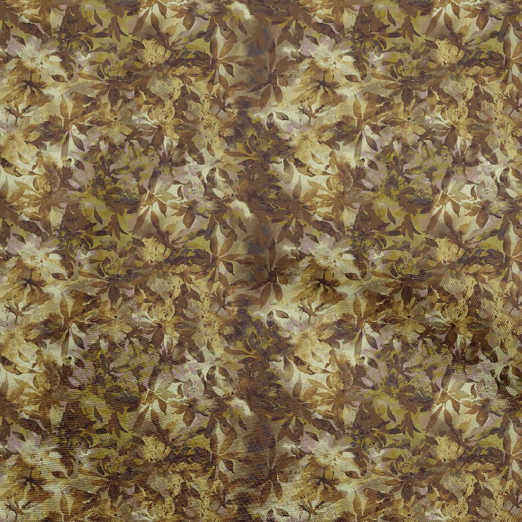 oneOone Cotton Poplin Blue Fabric Abstract Floral Quilting Supplies Print Sewing Fabric By The Yard 42 Inch