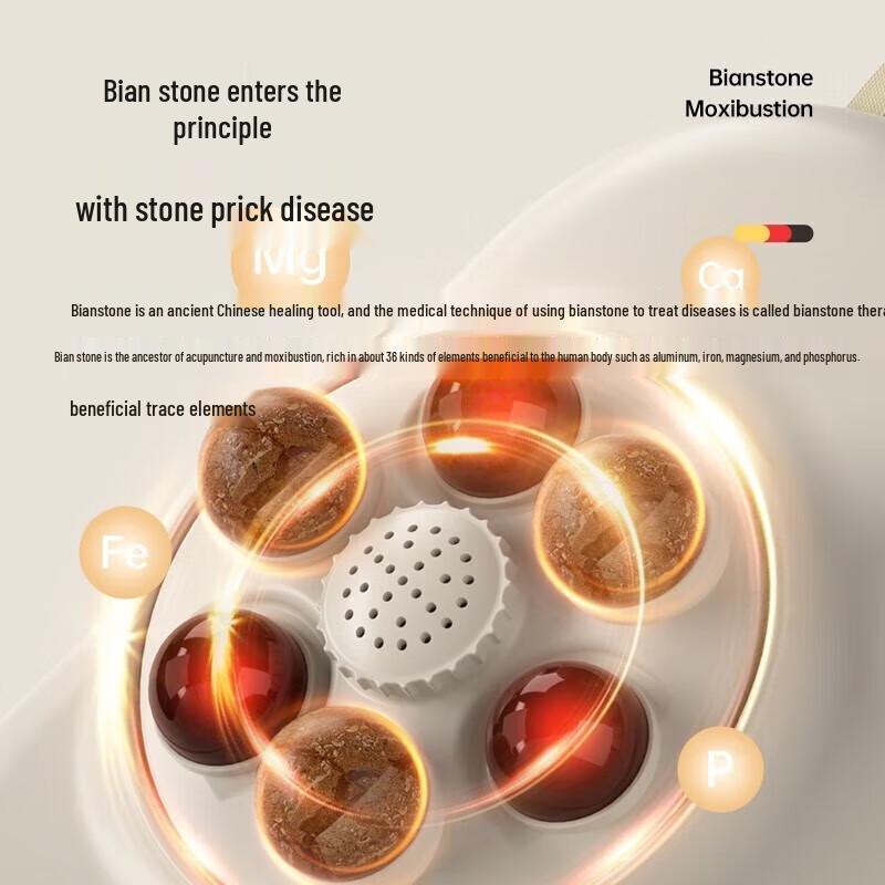 CLORIS N23A Bianstone Moxibustion Abdominal Massager