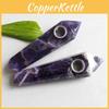 Natural Dreamy Amethyst Smoking Pipes Elegant Quartz Crystal Point Obelisk Wand