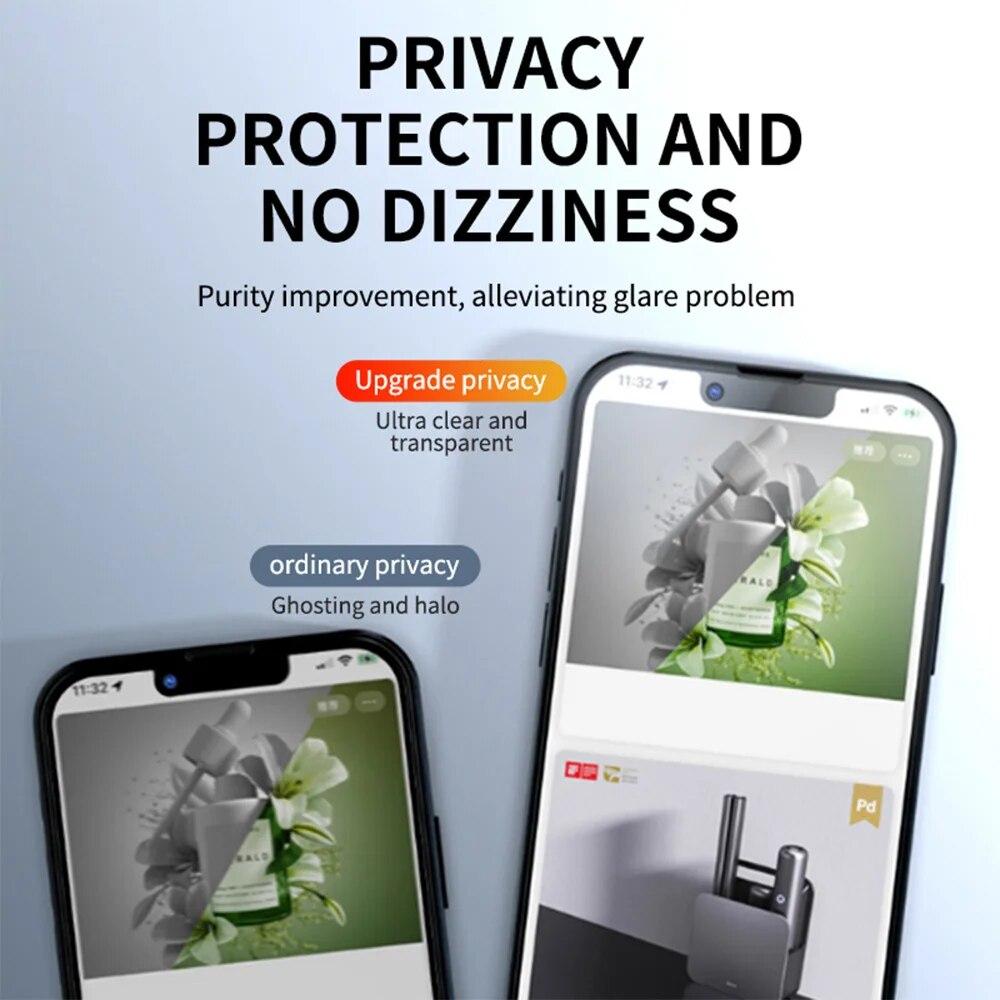 4 шт. закаленное стекло с защитой от выглядывания для iPhone 14 12 11 Pro Max Защитное стекло для конфиденциальности для iPhone 14 Plus 12 Mini SE 2020