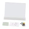 Acrylic Erase Board Drawing Board,Message Board,Erasable,Memo Letter 3D Fluorescent with Light