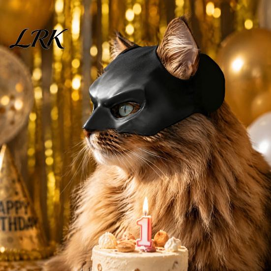 Трехмерная Маска Кошки Маска Летучей Мыши, Забавный Шлем, Шляпа Костюм Косплей, Регулируемая для Питомца Эластичная Хэллоуин Вечеринка Фото Реквизит, Легкая