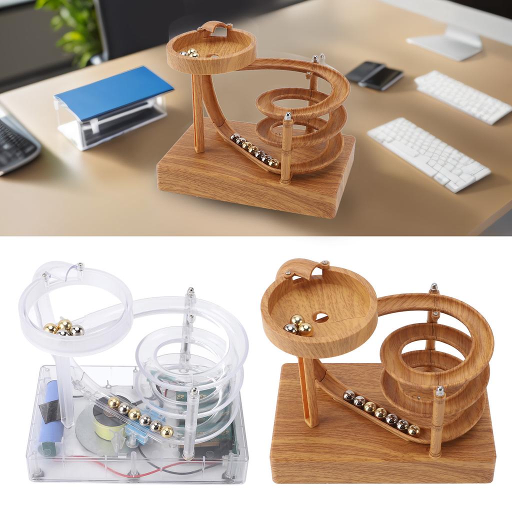 Кинетическое искусство Вечный двигатель Машина Украшение Стола Нон-Стоп Катящийся Шар Игрушка Наука Физика Гаджет 