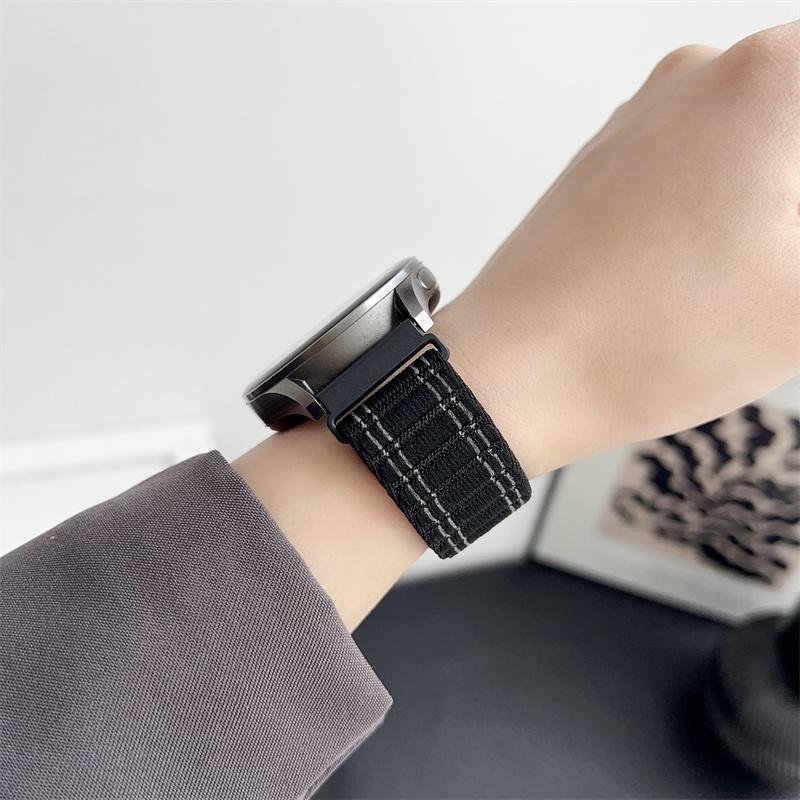 Нейлоновый ремешок-петля для Samsung Watch 6/5/5Pro 4/6 Classic Huawei Watch 4/3/GT3 20 мм 22 мм браслет-браслет Amazfit GTS/GTR 4 3