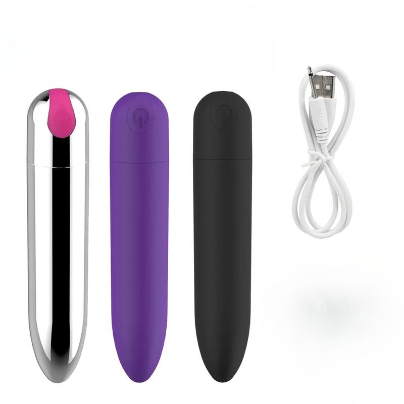 Mini Bullet Vibrator Sex Toys for Women 10 Speed Strong Vibration USB Rechargeable G-spot Massager Adult Toy