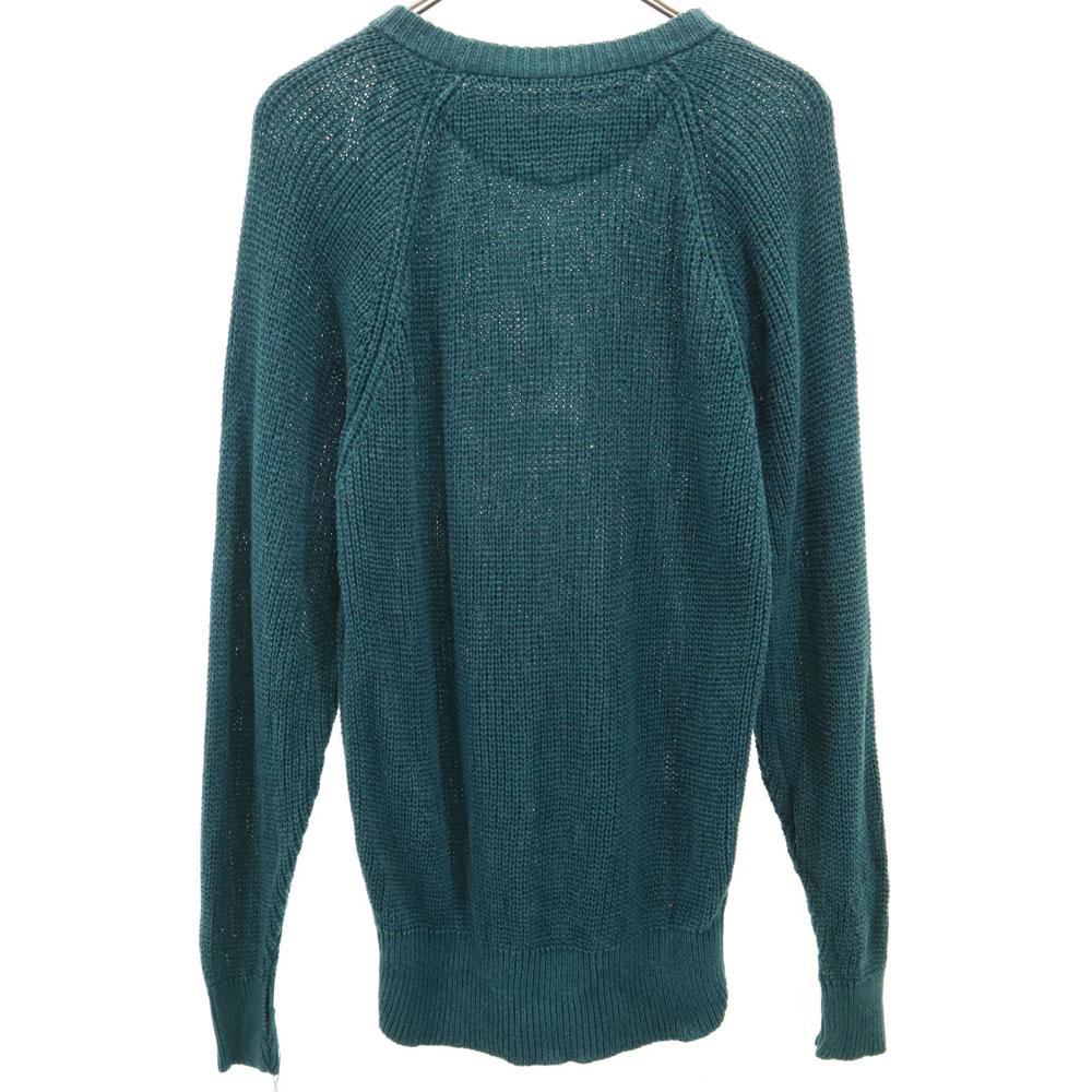 ISSEY MIYAKE 70s vintage Long sleeve Linen knit sweater Green system Men's Used