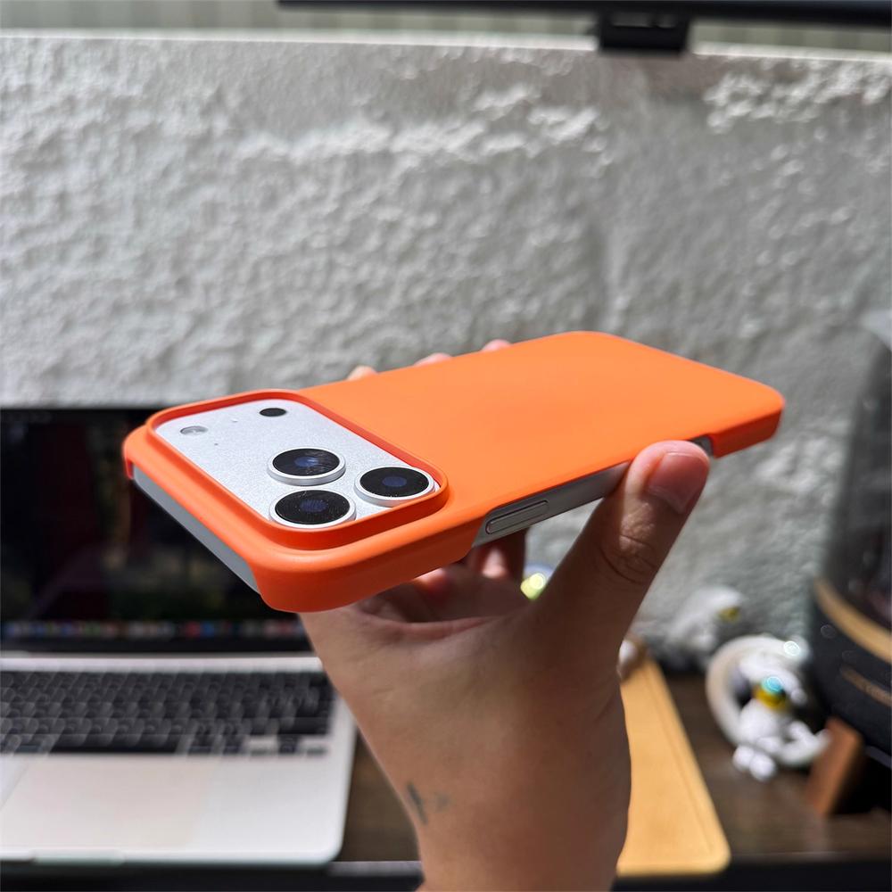 Ультратонкий Матовый Замороженный Жесткий ПК Чехол для iPhone 17 Air 16 15 Pro 14 Plus 13 12 Pro Max Mini Тонкий Простой Задняя Крышка Чехол для Телефона